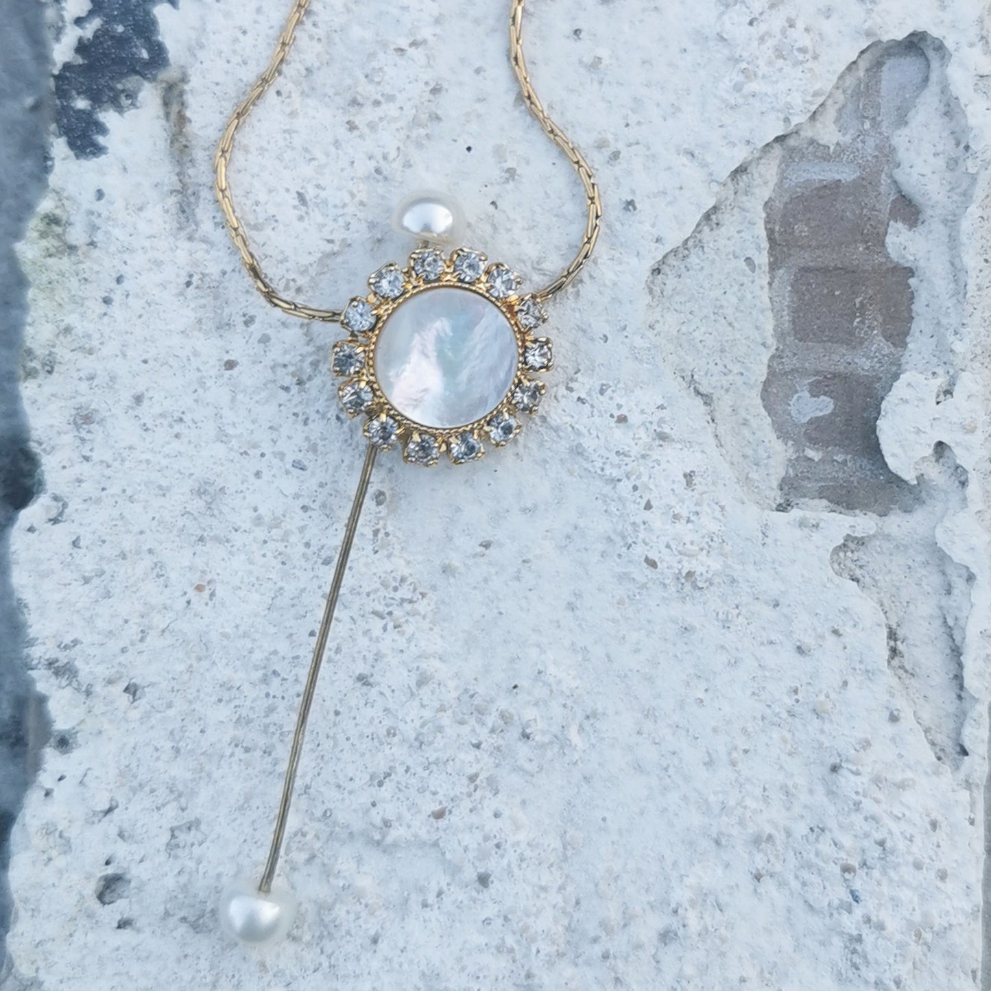 Double Pearl Camifolla signature Necklace