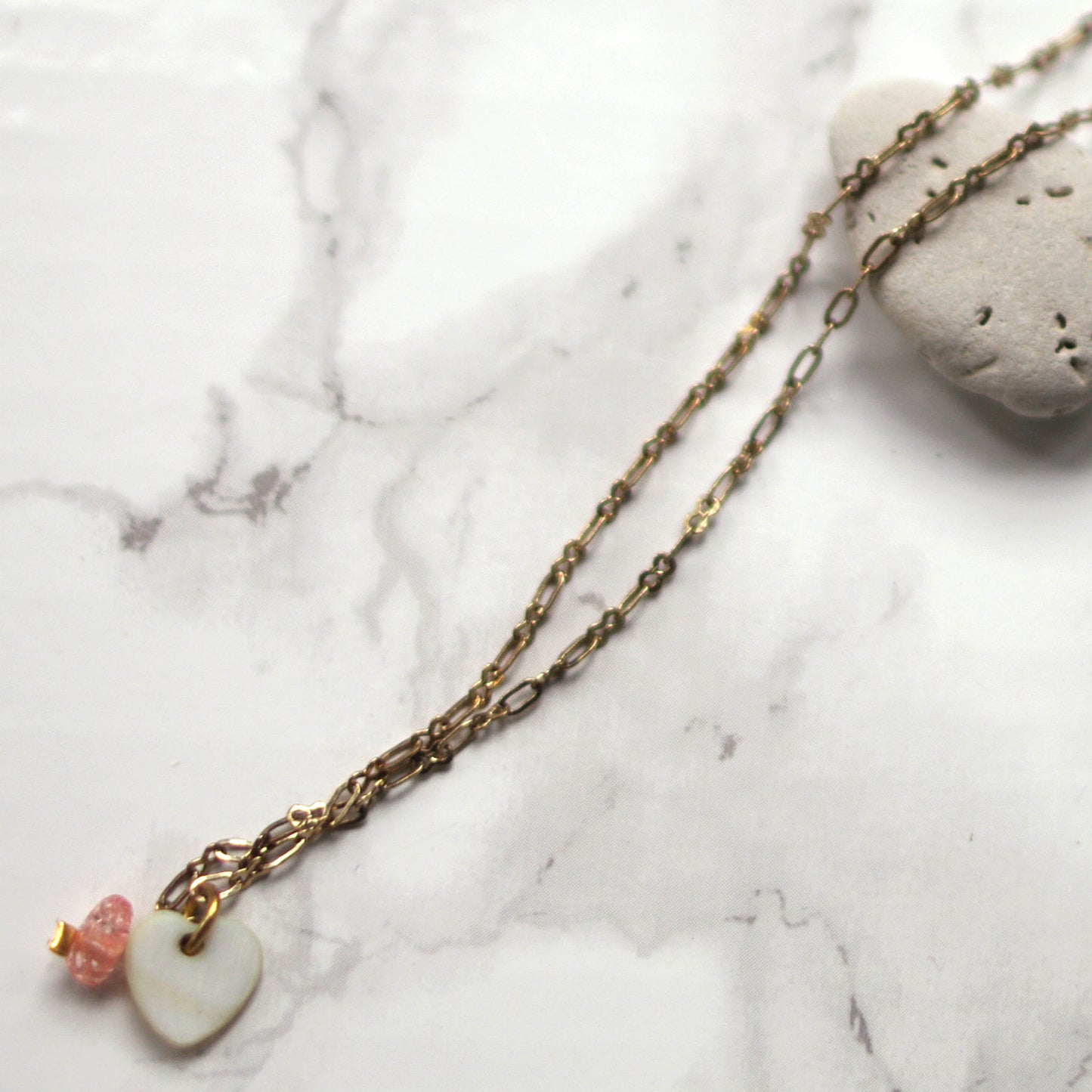 Heart of quartz Necklace