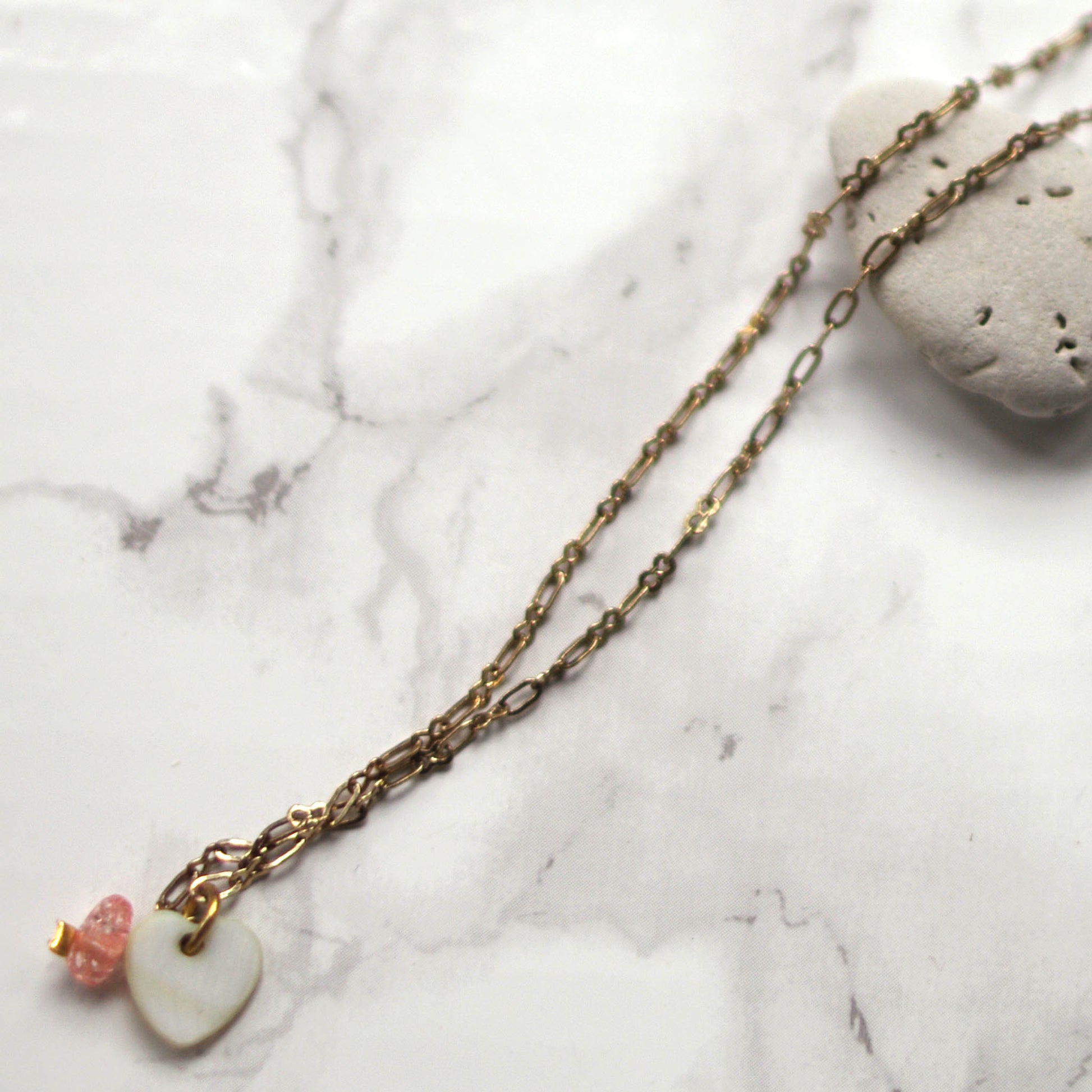 Heart of quartz Necklace