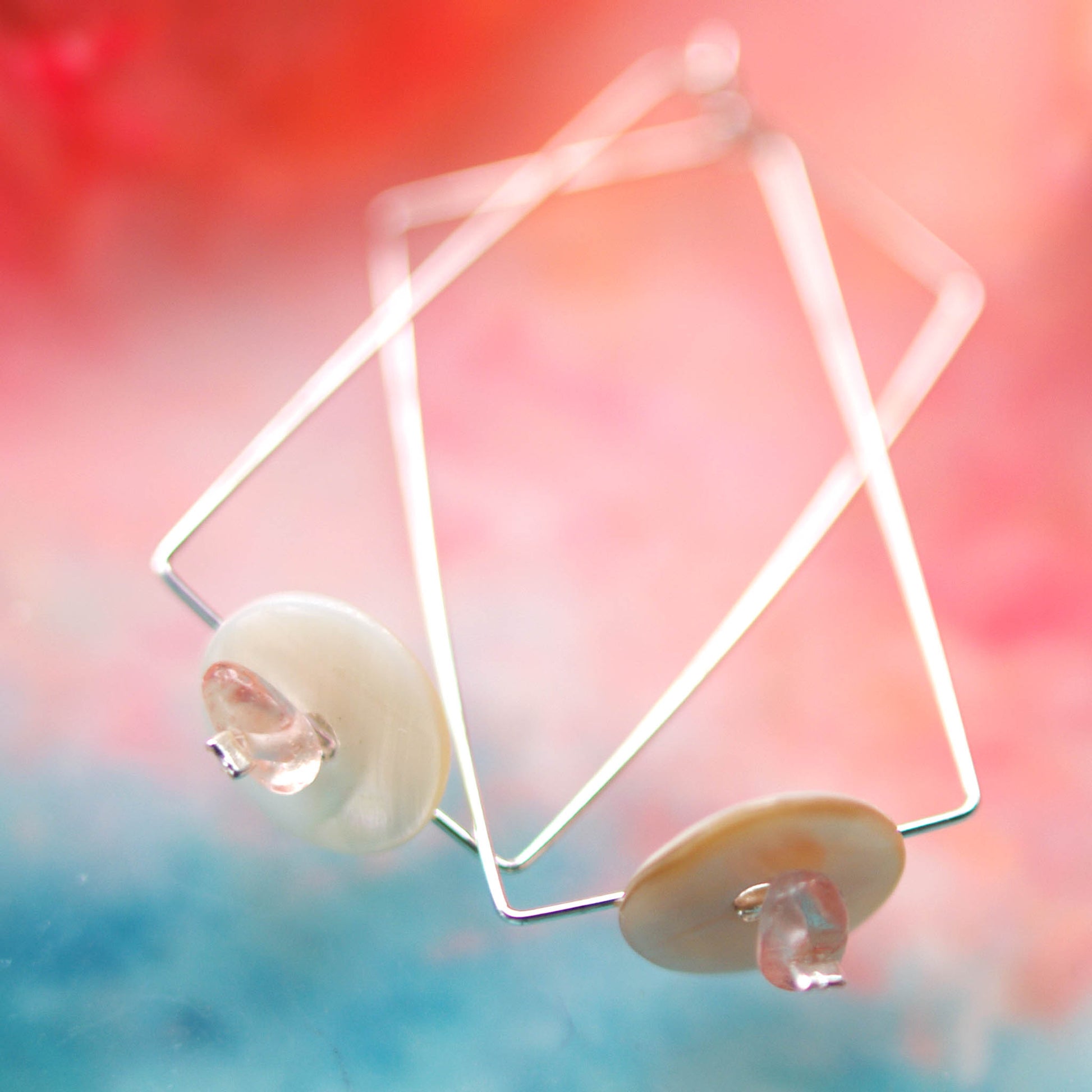 Head over heels earrings -  Camifolla background