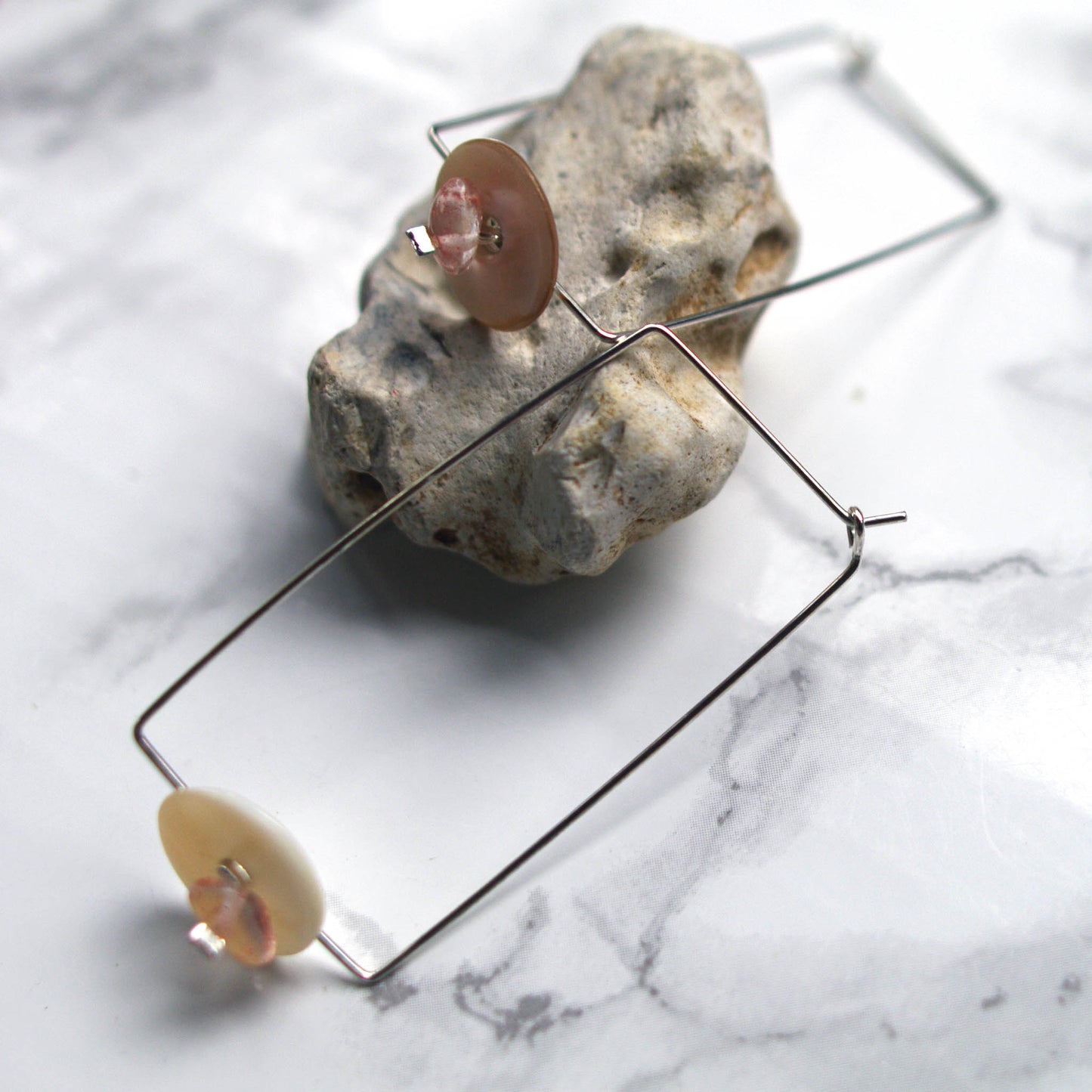 Head over heels quartz and mother of pearl