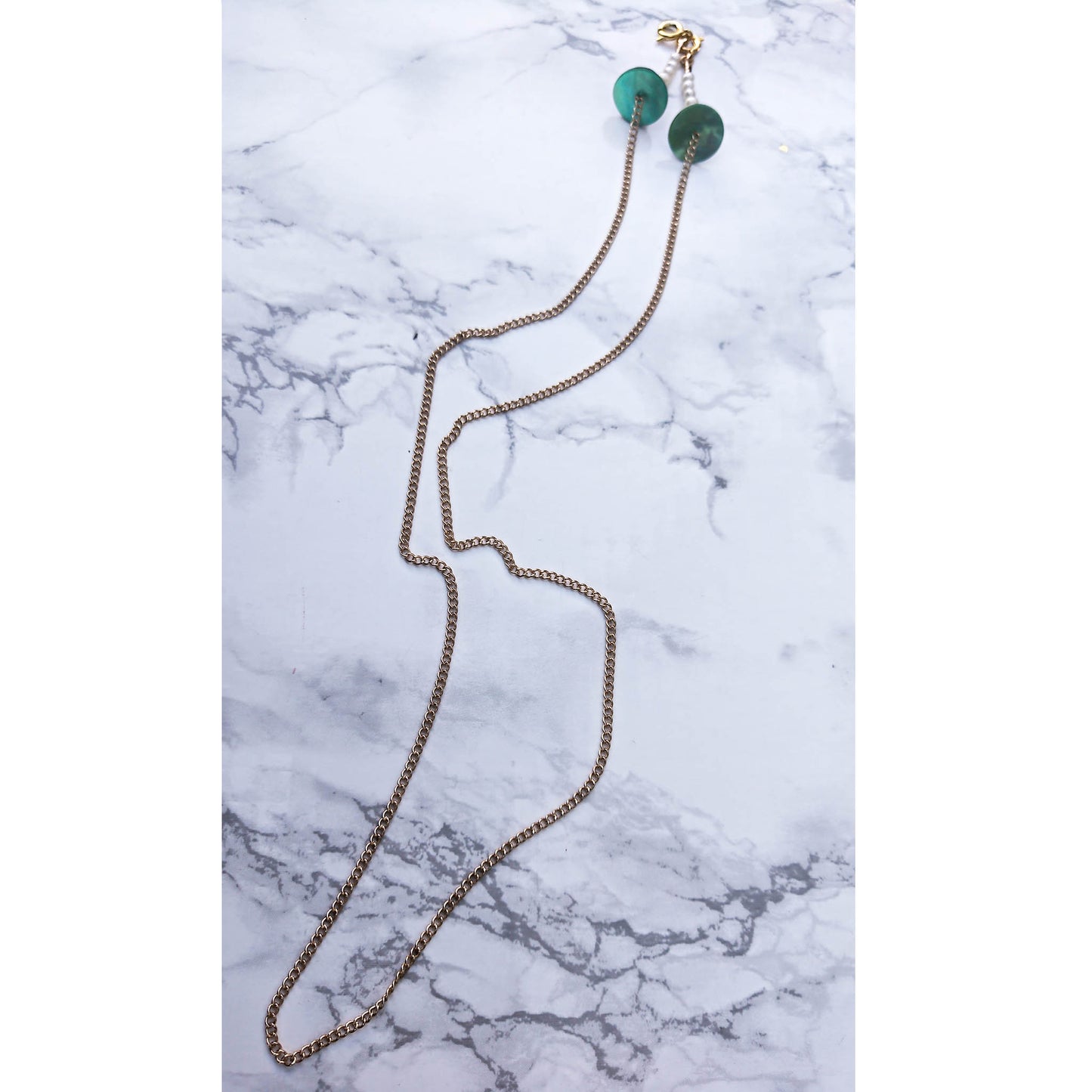 Turquoise Touch Mask/Key chain