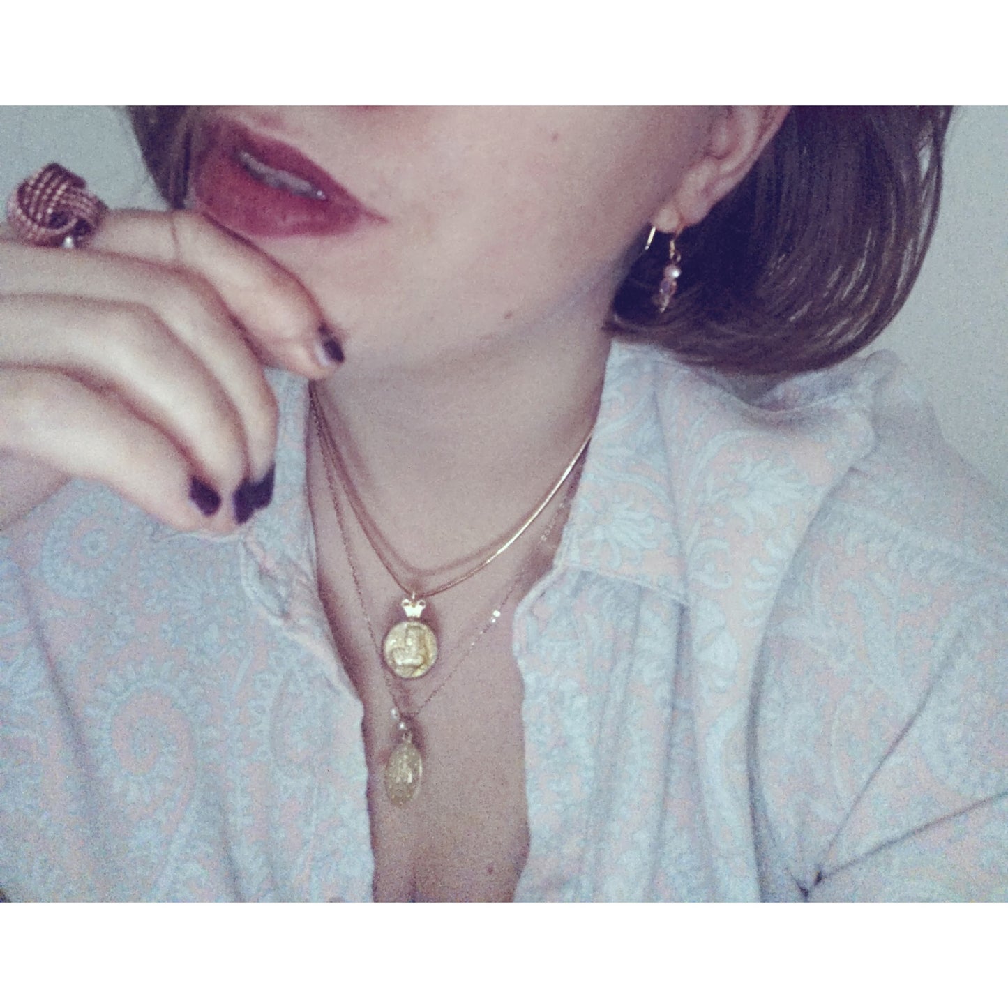 Camifolla Egyptian Cobra Necklace layered