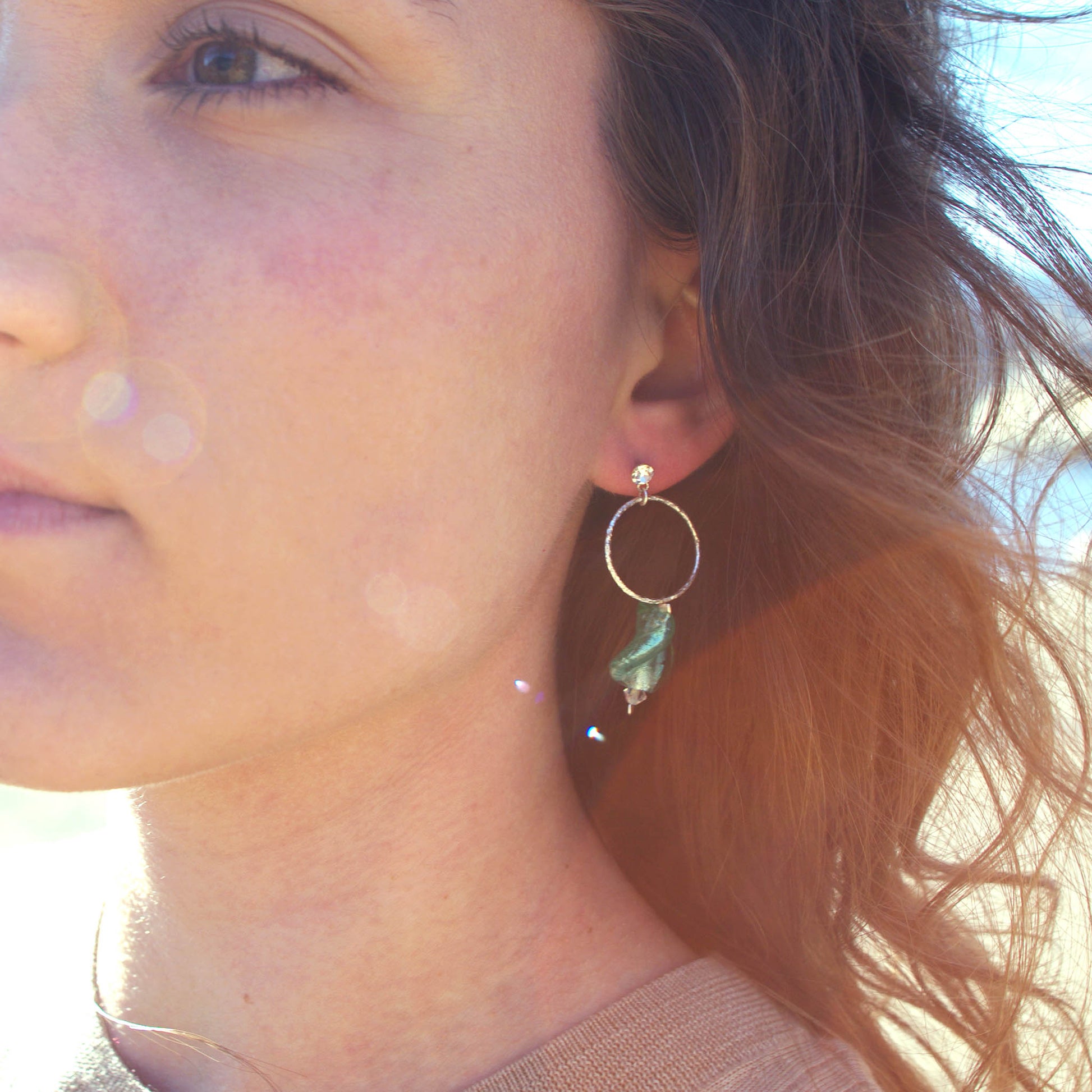 Valerie Twirl Sterling Silver Earrings 